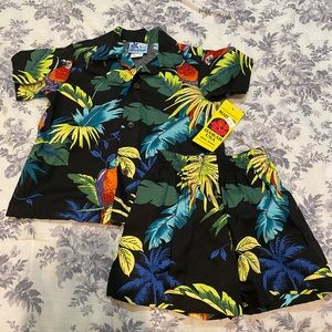 Hawaiian Style short set
